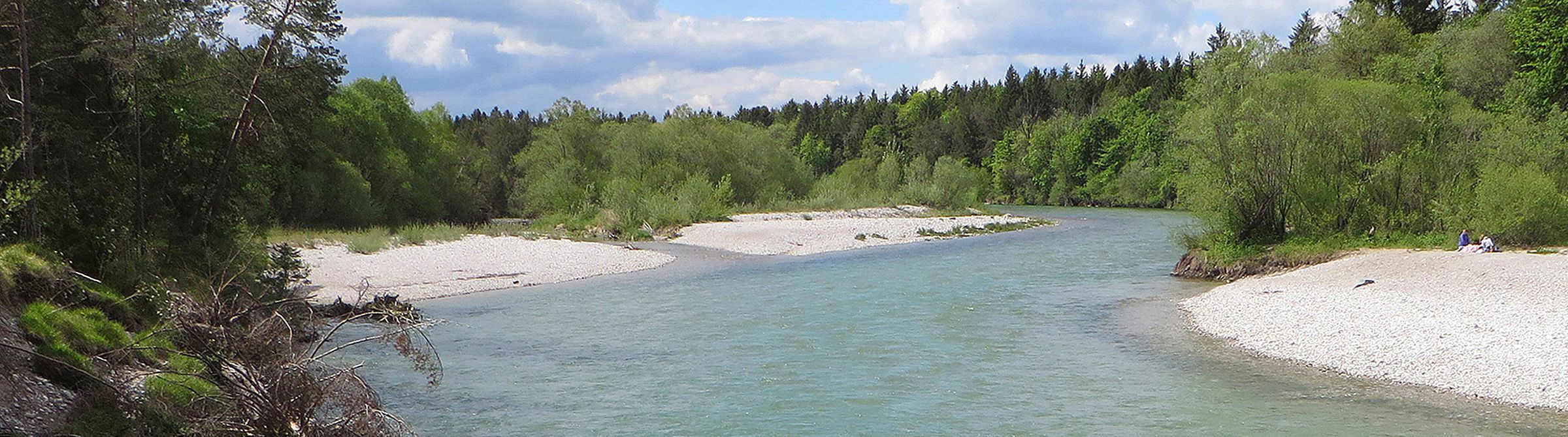 Isar im Bereich der Pupplinger Au